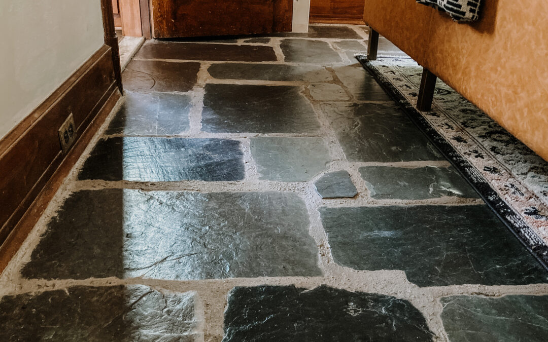 Redoing the Dining Flagstone Floor